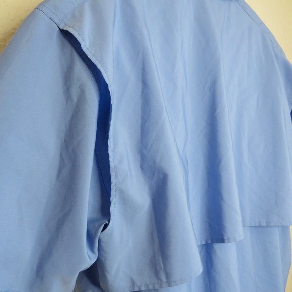 Columbia* Men's Short Sleeve Button Down Straight Hem Vented Back Shirt~ Size XL - Picture 12 of 12